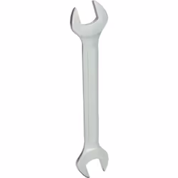 Fabrication selon la norme DIN 895 Angle de fourche 15° Chromé mat Chrome vanadium Taille de clé 17 x 19 mm La clé à fourche ...