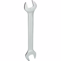 Fabrication selon la norme DIN 895 Angle de fourche 15° Chromé mat Chrome vanadium Taille de clé 18 x 19 mm La clé à fourche  ...