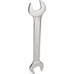 Fabrication selon la norme DIN 895 Angle de fourche 15° Chromé mat Chrome vanadium Taille de clé 25 x 28 mm La clé à fourche  ...