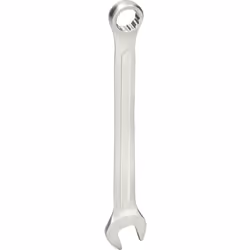 Fabrication selon la norme DIN 3113 forme A Forgé Côté annulaire coudé à 15° Chromé mat Chrome vanadium Taille de clé 10 mm L ...