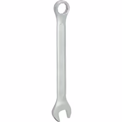 Fabrication selon la norme DIN 3113 forme A Forgé Côté annulaire coudé à 15° Chromé mat Chrome vanadium Taille de clé 13 mm L ...