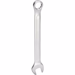 Fabrication selon la norme DIN 3113 forme A Forgé Côté annulaire coudé à 15° Chromé mat Chrome vanadium Taille de clé 14 mm L ...