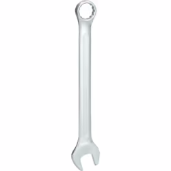 Fabrication selon la norme DIN 3113 forme A Forgé Côté annulaire coudé à 15° Chromé mat Chrome vanadium Taille de clé 19 mm L ...