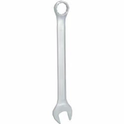 fabriqué selon la norme DIN 3113 forme A forgé côté anneau coudé à 15 chromé mat chrome vanadium ouverture de clé 22 mm La cl ...