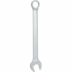 Fabrication selon la norme DIN 3113 forme A Forgé Côté annulaire coudé à 15° Chromé mat Chrome vanadium Taille de clé 24 mm L ...