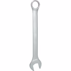 fabriqué selon la norme DIN 3113 forme A forgé côté anneau coudé à 15 chromé mat chrome vanadium ouverture de clé 32 mm La cl ...