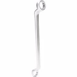 fabriqué selon la norme DIN 838 forgé anneaux coudés à 75 chromé mat chrome vanadium ouverture de clé 25 x 28 mm La clé polyg ...