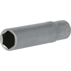 Douille 6 pans 1/4', version longue, 9 mm