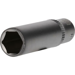 Douille 6 pans 1/4', version longue, 10 mm