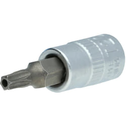 Douille Torx 1/4" percée, TB20