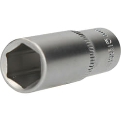Douille 6 pans 3/8', version longue, 15 mm