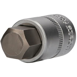 Brilliant Tools - Douille six pans creux 1/2', longueur 55 mm, 17 mm