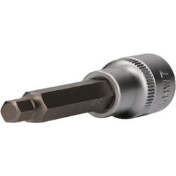 Brilliant Tools - Douille six pans creux 1/2', longueur 100 mm, 7 mm