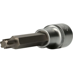 Douille ribe 1/2', longueur 100 mm, M8