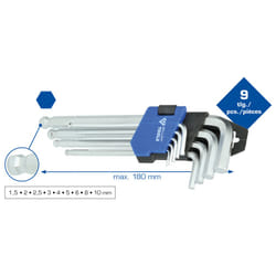 Brilliant Tools BT045009 Clé hexagonale 9 pièce(s)