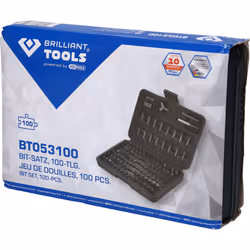 Brilliant Tools BT053100 embout de tournevis 100 pièce(s) - Vue supplémentaire 8