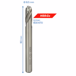 Brilliant Tools BT516002, 80 mm, 8 mm, 8 mm, 30 g