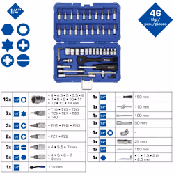 Brilliant Tools BT601020 Caisse à outils pour mécanicien 46 outils - Vue supplémentaire 3