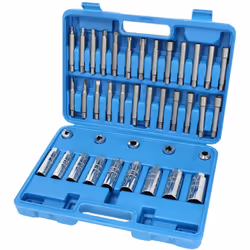 Jeu de 39 pcs Pour des travaux de maintenance sur les ressorts (amortisseurs, palier de la jambe de suspension, etc.) Utilisa ...