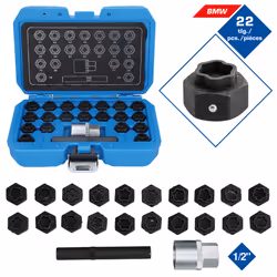 Brilliant Tools BT691050, Ensemble de douilles, 22 tête(s)