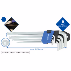 Brilliant Tools BT045019, 9 pièce(s), 404 g, 315 mm, 100 mm, 30 mm, 426,5 g