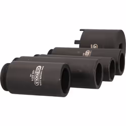 Jeu de clés d&aposécrous à encoches avec 4 tubes de guidage pour Mercedes Ø 63 mm, 5 pcs