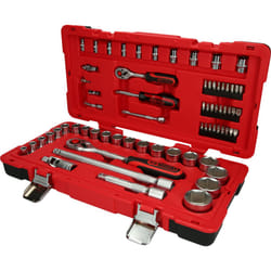 Kstools - Jeu de douilles 1/4+1/2 - 68 Unités ks Tools