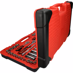 Kstools - 1/4+3/8 CHROMEplus Coffret de douilles, 100 pcs