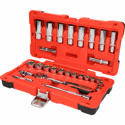 KS Tools 958.0627, Ensemble de douilles, 3/8", 27 tête(s), Sulfate de chondroïtine, 2,64 kg