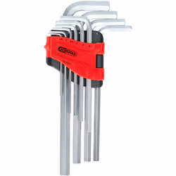 Kstools - Jeu de clés mâles coudées à six pans creux, 10 pcs