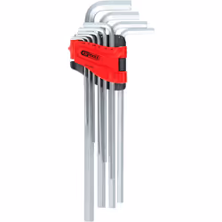 Kstools - Jeu de clés mâles coudées à six pans creux, extra longues, 10 pcs