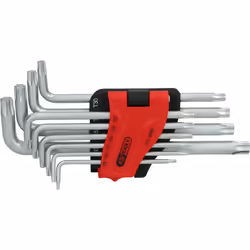 Jeu de 10 clés mâles coudées KS TOOLS - Torx