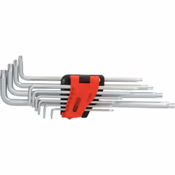 KS Tools 151.4860, Clé torx à ailette, Métallique, Acier, Chrome, 433 g, 10 pièce(s)