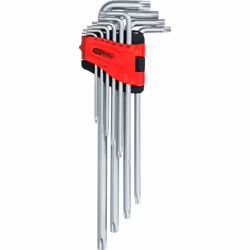 Kstools - Jeu de clés mâles coudées Torx, extra longues, 10 pcs