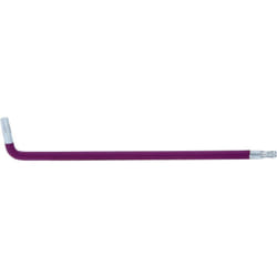Clé mâle coudée Torx à embout sphérique, xl, T15, inclinée à 108°