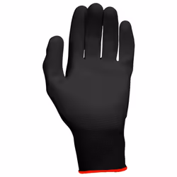Kstools - Gants microfibre noirs (boîte de 12 paires) T.9