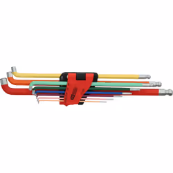 KS Tools 151.4430, 9 pièce(s), Acier, Chrome, DIN ISO 2936, 560 g