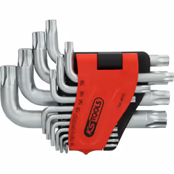 KS Tools 151.4610, Clé torx à ailette, Métallique, Acier, 1,26 kg, 14 pièce(s)