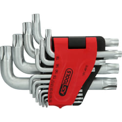 Kstools - Jeu de clés mâles coudées Torx, Court, 14 pièces