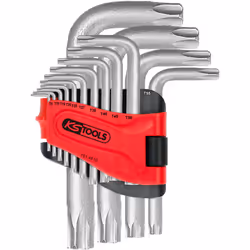 Kstools - Jeu de clés mâles coudées Torx, Court, 14 pièces