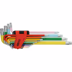 KS Tools 151.4440, Clé torx à ailette, Métallique, Acier, Chrome, 2,5 kg, 14 pièce(s)