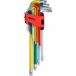 Kstools - Jeu de clés mâles coudées Torx, extra longues, 14 pcs