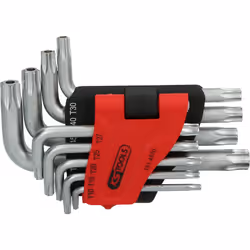 KS Tools 151.4570, Clé torx en L, Métallique, Sulfate de chondroïtine, 230 g, 9 pièce(s)