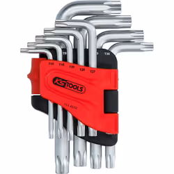 Kstools - Torx Jeu de clé mâle, percé, 9pcs Courtes TB10-TB50