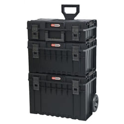 Kstools - Ensemble de caisses scm avec trolley, 3 pièces
