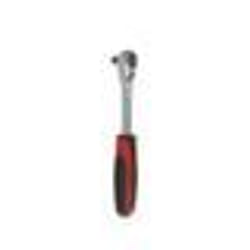 Cliquet réversible KS TOOLS Ultimate - Tête extra-plate - 1/4 pouce - 115 mm - Chrome Vanadium