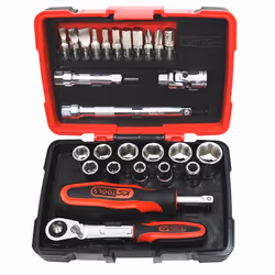 KS Tools 922.0626, Ensemble de douilles, 1/4", 6 tête(s), 600 g
