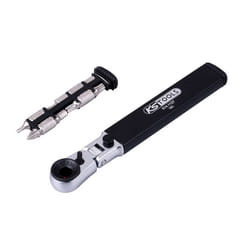 Kstools - Cliquet porte-embouts 8 en 1, 6 pans 1/4, L.125 mm