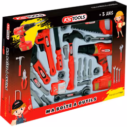 Description générale Coffret d'outils pour enfants comprenant 21 pièces, parfait pour l'éveil et le développement des enfants ...