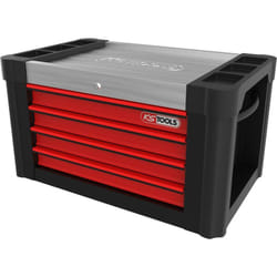Coffre de servante d'atelier PERFORMANCEplus P10TC, 4 tiroirs, noir/rouge